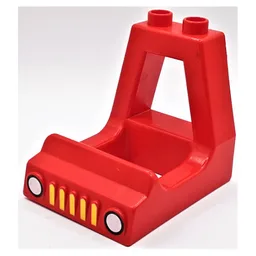 Duplo Truck Cab with Grill and Headlights Print / Red