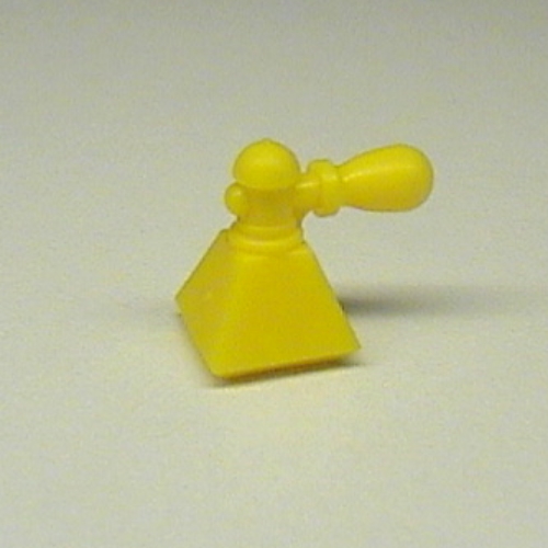 Lego Belville / Scala, Equipment, Bottle Perfume with Pyramid Base and Atomizer / Yellow