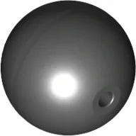 Projectile, Large Figure Weapon, Zamor Sphere / Ball / Black