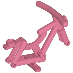 Bicycle Frame [Solid Stud] / Medium Dark Pink