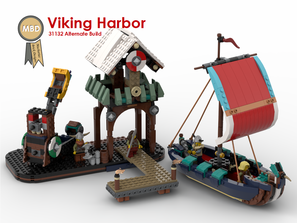 Lego Viking Harbor, 31132 Alternate Build
