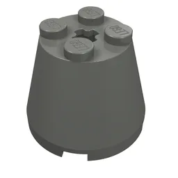 Cone 3 x 3 x 2 / Dark Bluish Gray