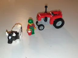 Red old tractor