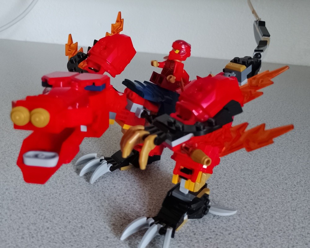 Lego Kai's Elemental Fire Dragon