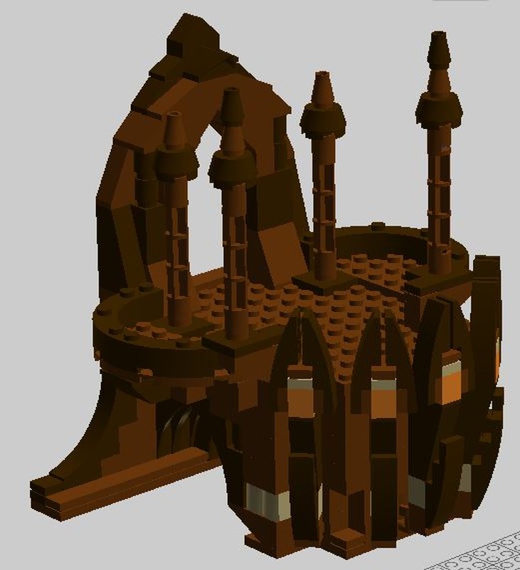Lego SW - Geonosis arena diorama