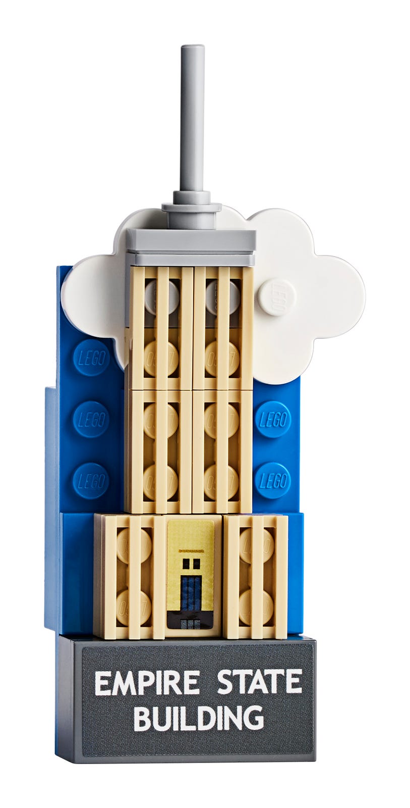 Lego Empire State Building Magnet Build