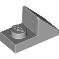Brick Sloped 45° 2 x 1 with 2/3 Cutout [New Version] / Light Bluish Gray