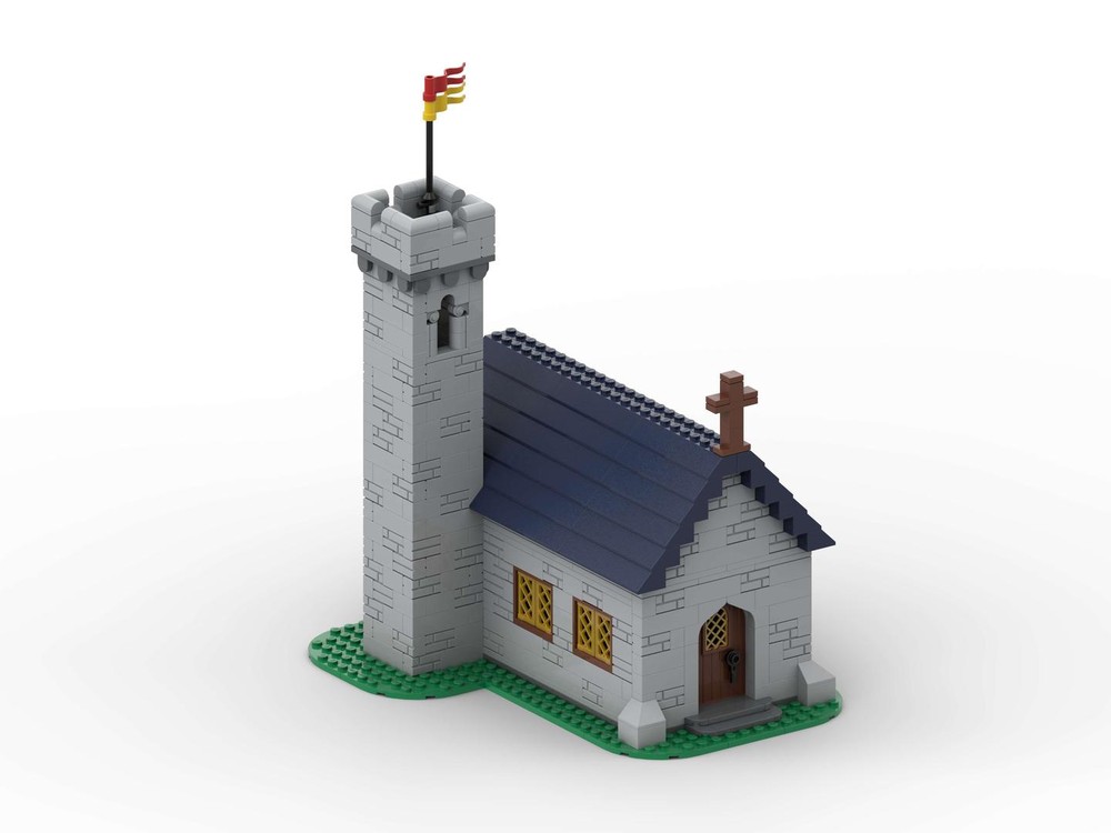 Lego Medieval Chapel fitting to 10305