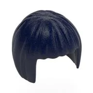 Hair Short Bob Cut / Dark Blue