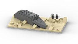 Titanic & Titan diorama