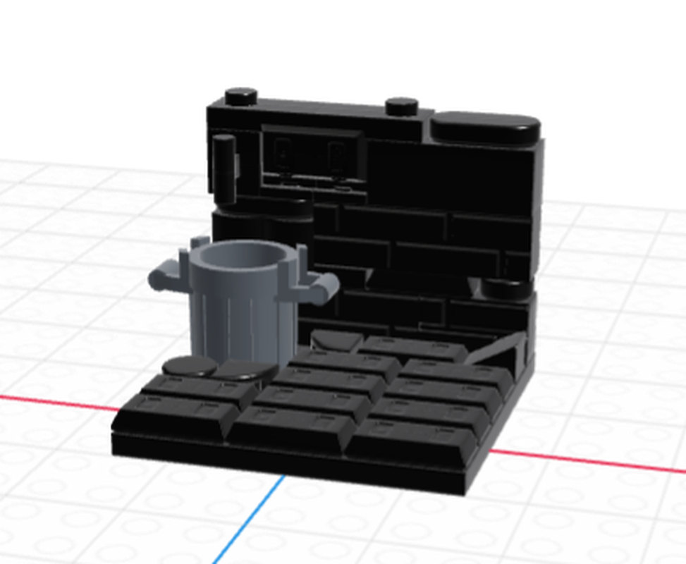 Lego A dark alleyway