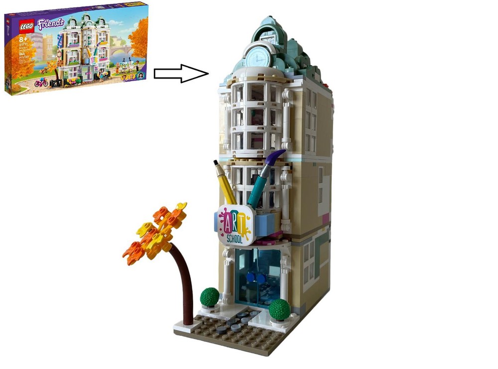 Lego Art School Modular 41711 Alternate build