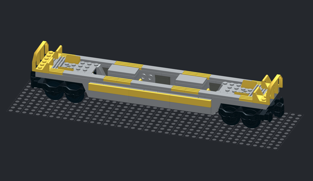 Lego 6x10 container wagon
