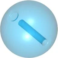 Projectile, Large Figure Weapon, Zamor Sphere / Ball / Trans-Medium Blue