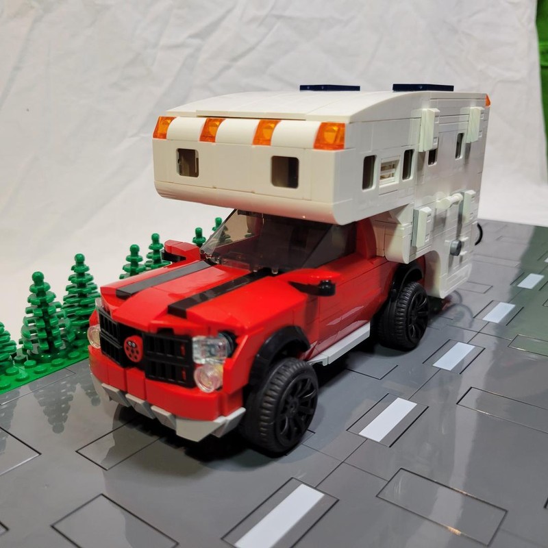 Lego Ladybug Truck and Expanding Camper