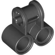 Technic Axle and Pin Connector Perpendicular Double / Black