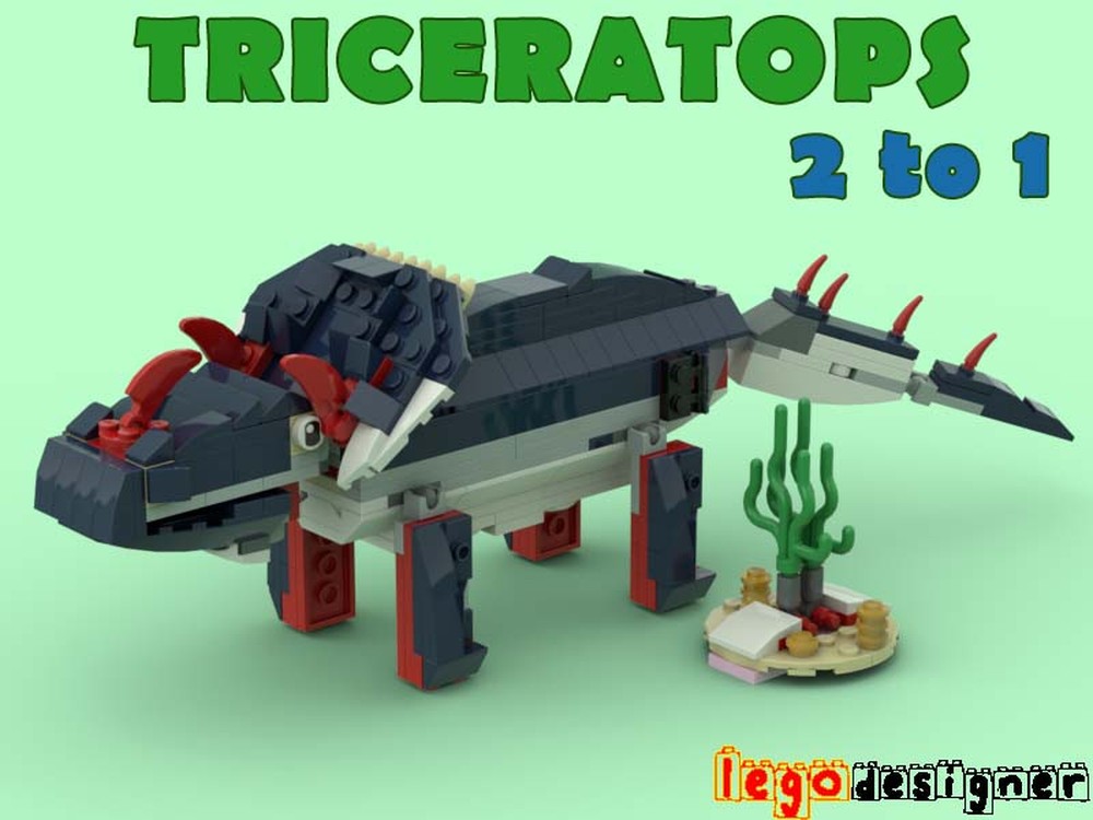 Lego 31088 2 to 1 Triceratops