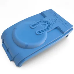Packaging, Case, Lid, Throwbot / Slizer 'Flying' / Medium Blue