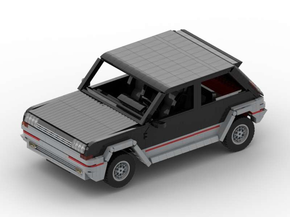 Lego Renault Super 5 GT turbo phase 1
