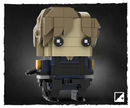 Resident Evil 2 Brickheadz MOC ~ Leon S Kennedy (R.P.D Uniform)