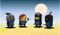 Black Falcon knight Brickheadz