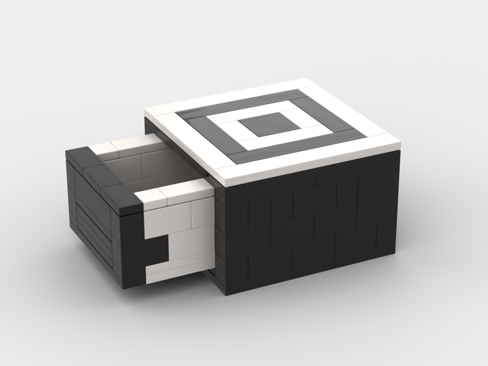 Lego Box with Hidden Drawer