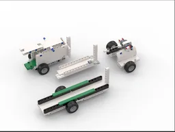 42167 lego vehicle transporter and garbage truck.