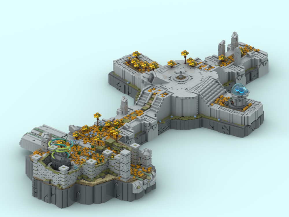 Lego Zelda Tears of the Kingdom - East Gerudo Sky Archipelago