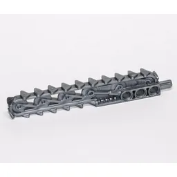 Large Figure Weapon Saw, Breaker / All-Terrain Track / Pearl Light Gray