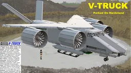 V-TRUCK Foldable VTOL Dropship