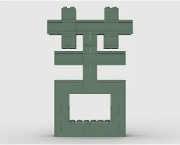 Two Sides Chinese Character Bitter Grass