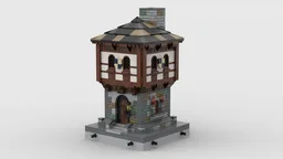 Mini-Medieval-Modulars 09 - "Big House"
