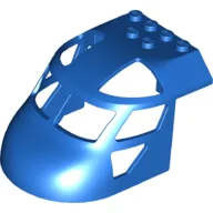 Aircraft Fuselage Curved Forward 6 x 8 Top / Blue