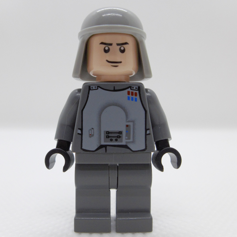 Lego Imperial Officer / Captain / Commandant / Commander, Battle Armor, Dark Bluish Gray Hips