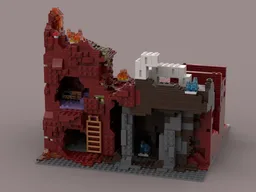 Nether Modular Building- Lava Lake
