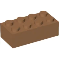Brick 2 x 4 / Medium Nougat