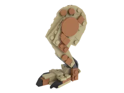 Buildable T-rex Leg