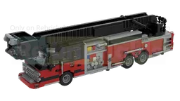 Fire Department Rear Mount Tower Truck