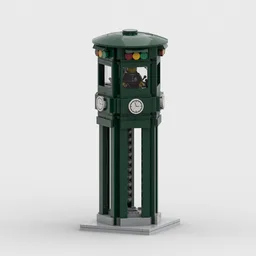 Pentagonal traffic tower