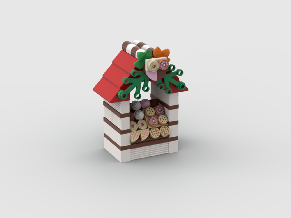 Lego Christmas Market Stall: Sweets