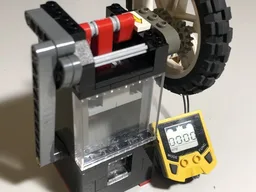Simple Single Cylinder Vacuum Engine with Adjustable Timing