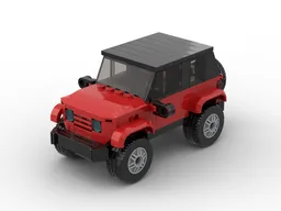 4 x 4 Vehicle - With attached spare tire