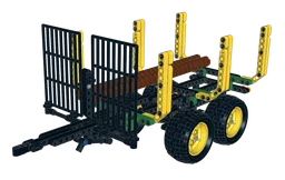 Forest Tractor with Trailer