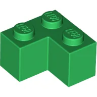 Brick 2 x 2 Corner / Green