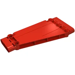 Technic Panel 5 x 11 x 1 Tapered / Red