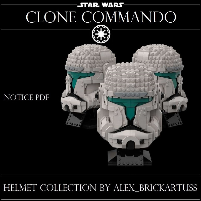 Lego Helmet clone commando