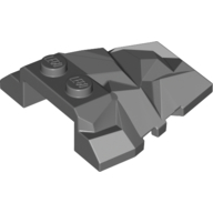 Lego Brick Wedged, Sloped 4 x 4 Fractured Polygon Top with Light Bluish Gray Facets Print