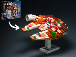 Gingerbread MillenniumFalcon (40806 Alternate Build)