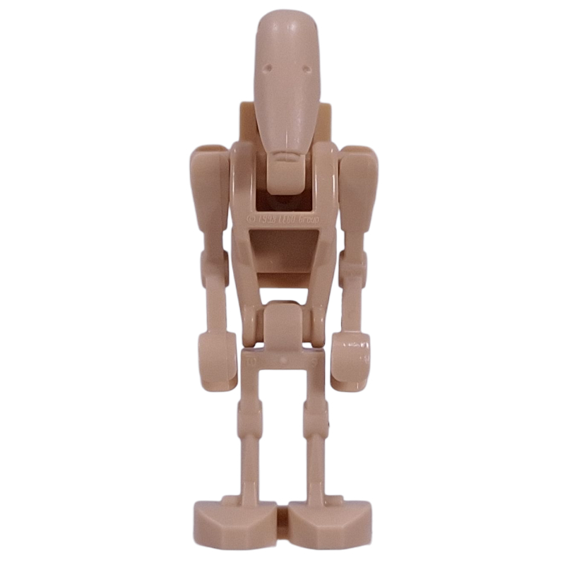 Lego Battle Droid, Two Bent Arms, 1 x 2 Plate on Back