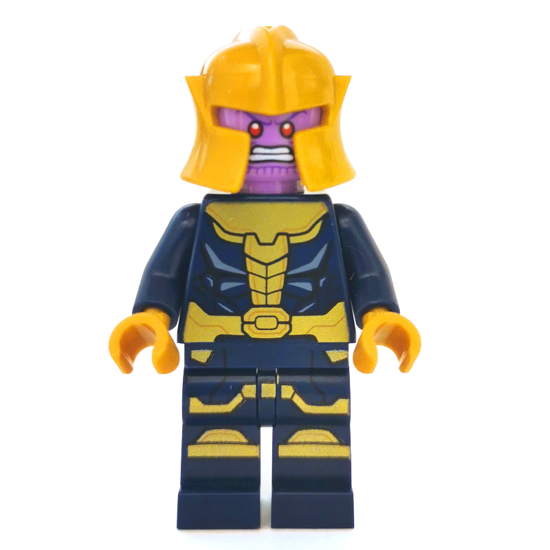 Lego Thanos in Dark Blue and Gold Outfit